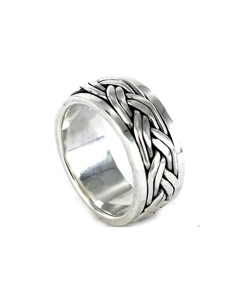 Anillo de plata oxidada...