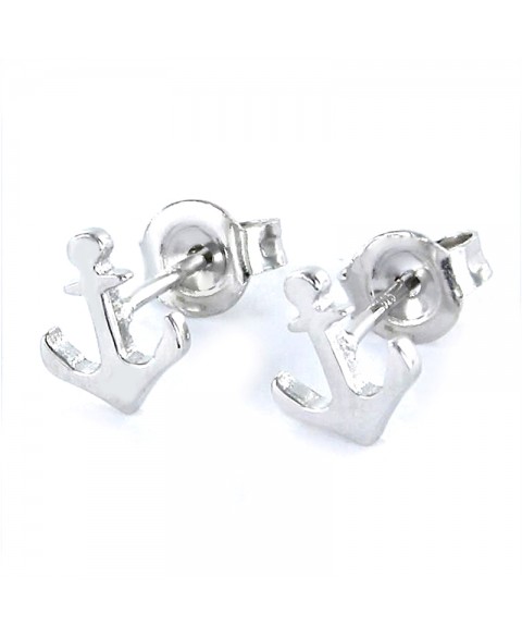 Pendientes Ancla Plata
