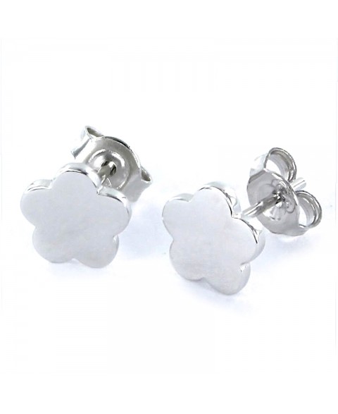 Pendientes Flor Plata