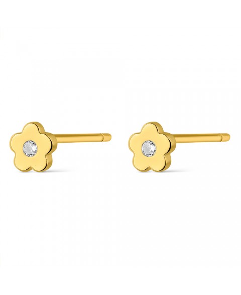 Pendientes 345 Flor mini 4 mm