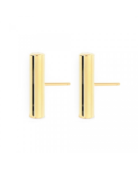 Pendiente Barrita 10 mm Oro