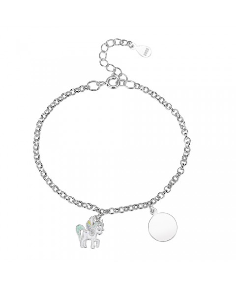 Pulsera Unicornio y Chapa...