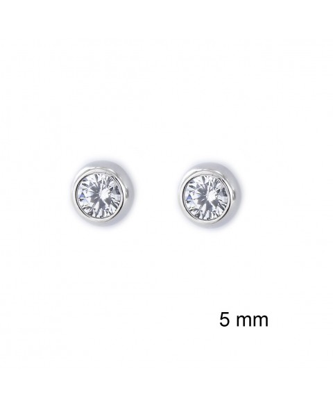 Pendientes Sofia 5 mm Plata