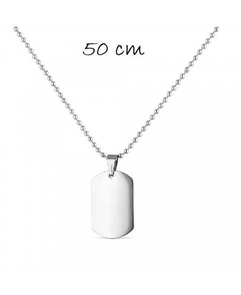 Colgante Acero 50 cm con...