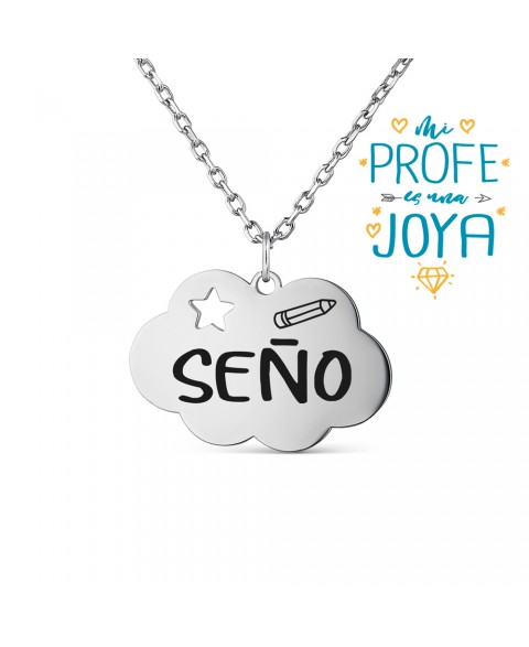 Colgante de plata con...