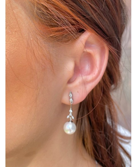 Pendientes Ceremonia Perla...