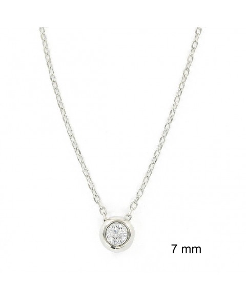 Colgante Sofia 7 mm Plata