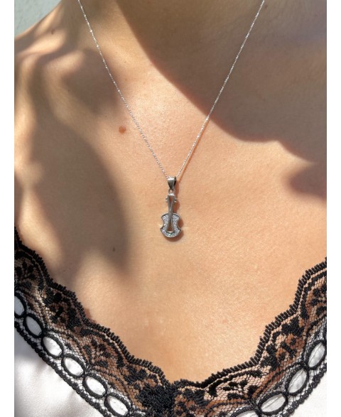 Colgante de plata y...