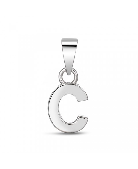 Colgante Inicial C Plata