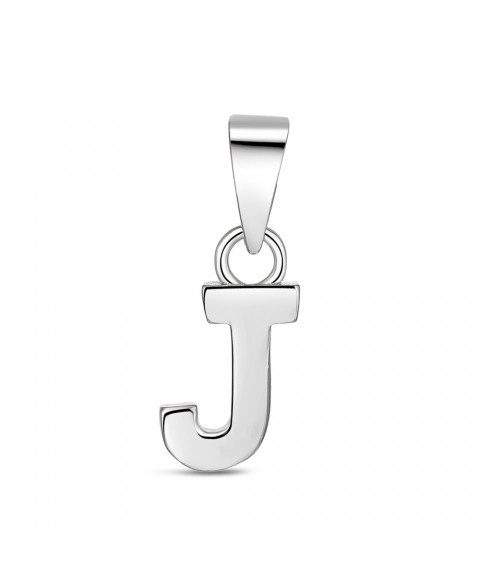 Colgante Inicial J Plata