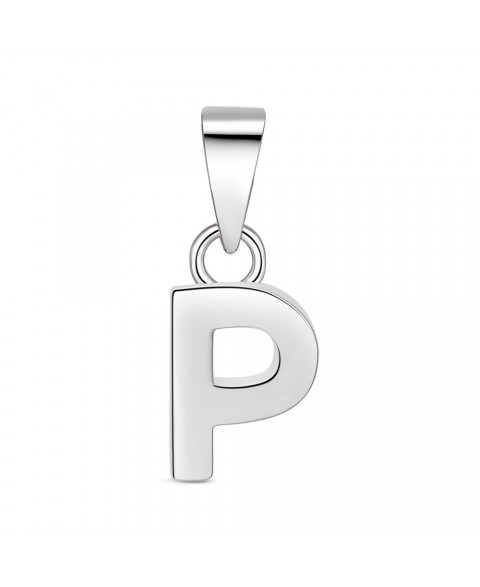 Colgante Inicial P Plata