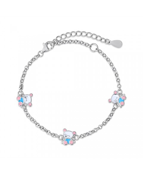Pulsera Ositos Niña 14+5 cm...
