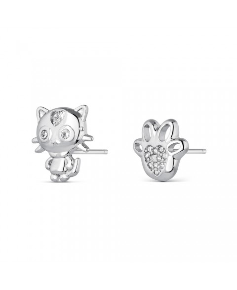 Pendientes Gato Huella...