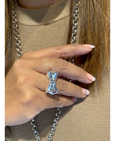 Anillo Lazo Plata