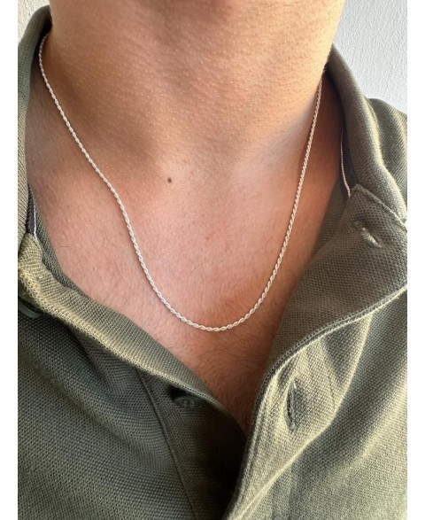 Cordón 30-50cm Plata
