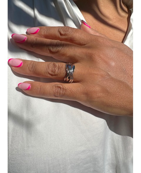 Anillo Adriana Plata