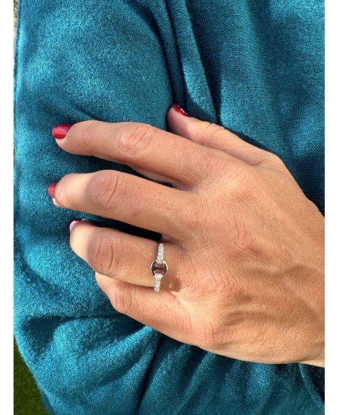 Anillo Calabrote Circonitas...