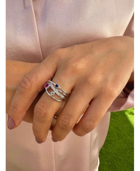 Anillo Anastasia Color Plata