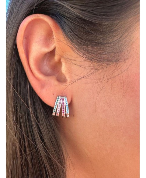 Pendientes Casty Multicolor...