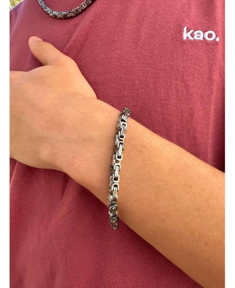 Pulsera Moto Acero 21+ 5 cm