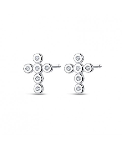 Pendientes Cruz Circonitas...