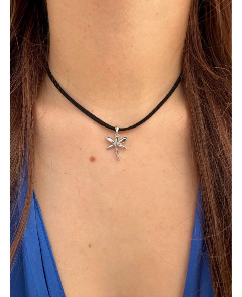 Colgante Libélula 1.8 cm Plata