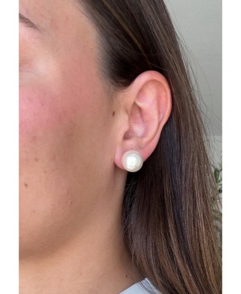 Pendientes de plata perla...