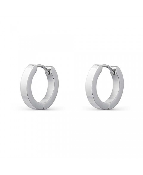 Pendiente Acero Aro 12 x 3 mm 