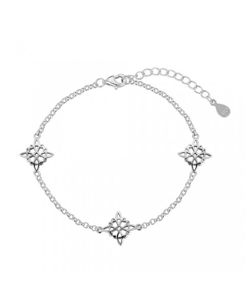 Pulsera Nudo de Bruja Plata...