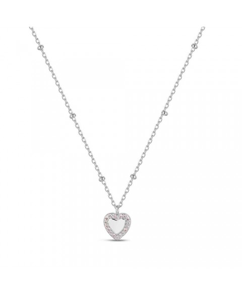 Collar Corazón Circonitas...
