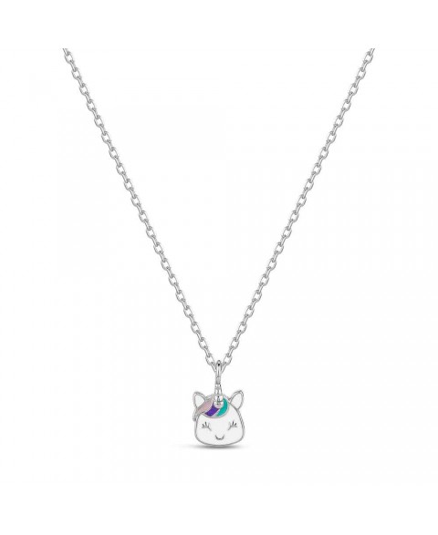 Collar Unicornio Esmalte...