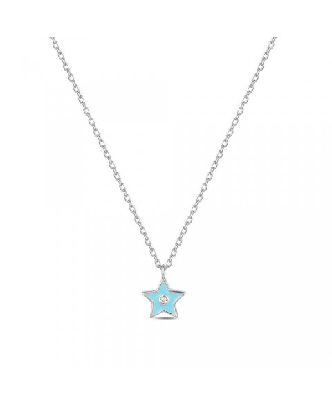 Collar Estrellas Azules...