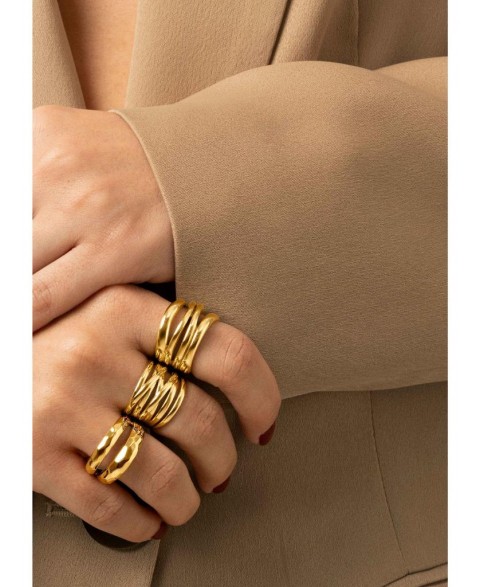 Anillo Nía Acero Chapado...