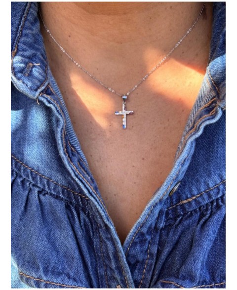 Collar Cruz Circonitas...