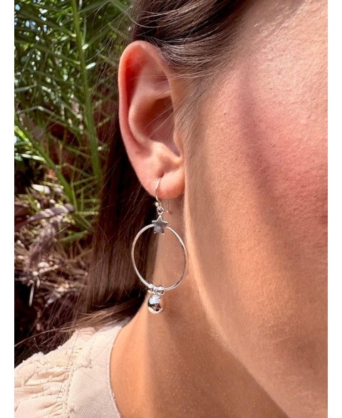 Pendientes Runa Plata