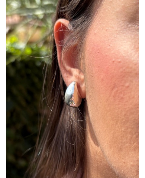 Pendientes Gota Mini Plata