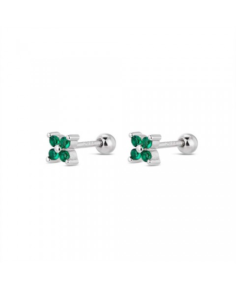 Piercing Flor Verde 0.6 cm...