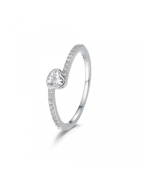Anillo Solitario Corazón...