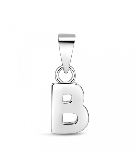 Colgante Inicial B Plata