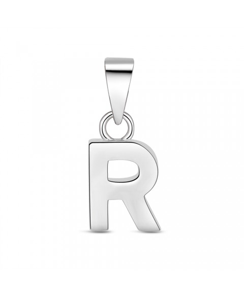 Colgante Inicial R Plata