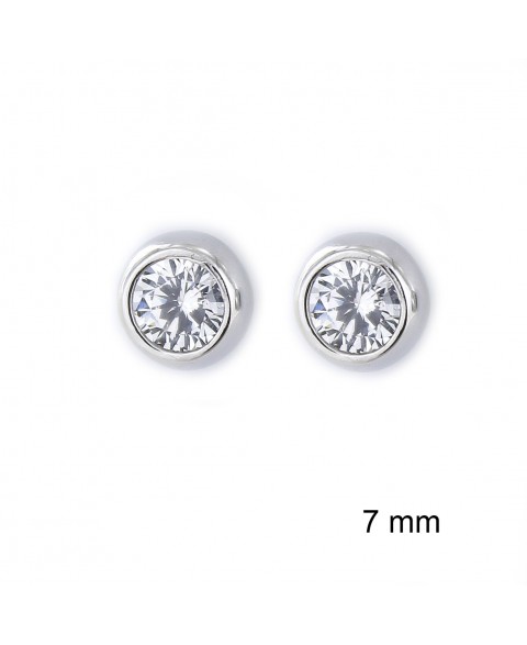 Pendientes Sofia 7 mm Plata