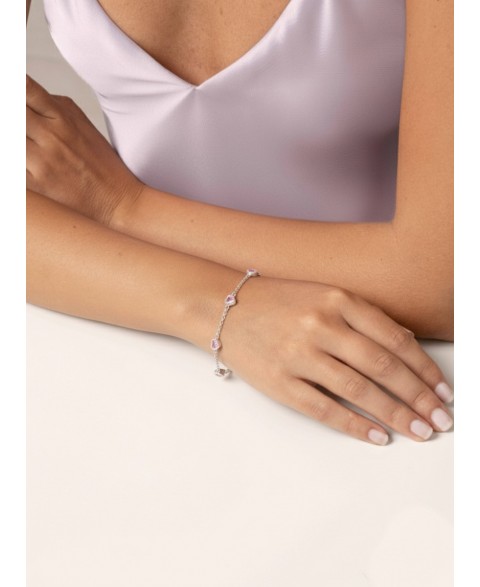 Pulsera Corazones Rosyta...