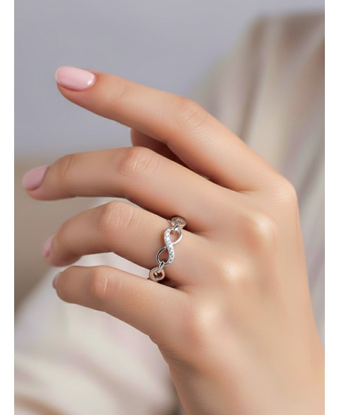 Anillo Infinitos Circonitas...
