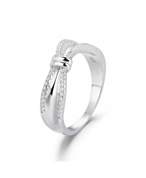 Anillo Lazo Circonitas Plata