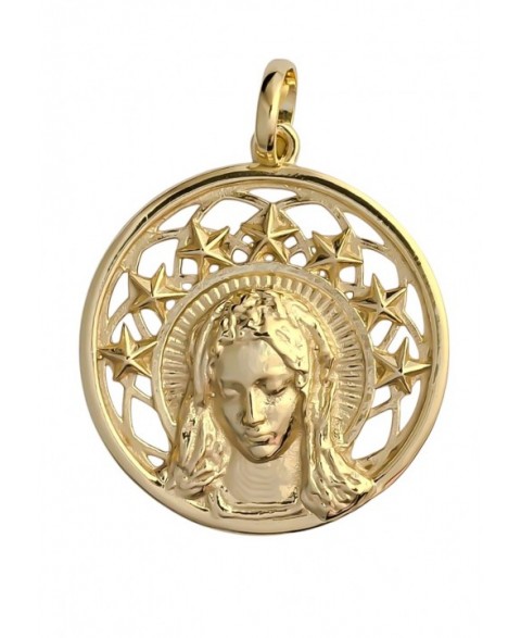 Colgante Virgen Niña Plata...