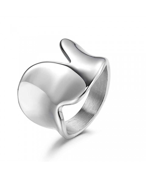Anillo Ilenia Acero Chapado...