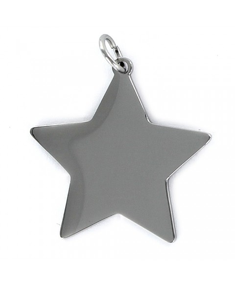 Colgante De Acero Estrella...