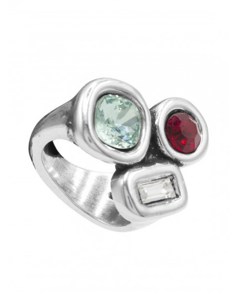 Anillo Collage Cristal Ciclón