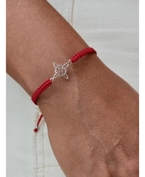 Pulsera Hilo Rojo Nudo de...