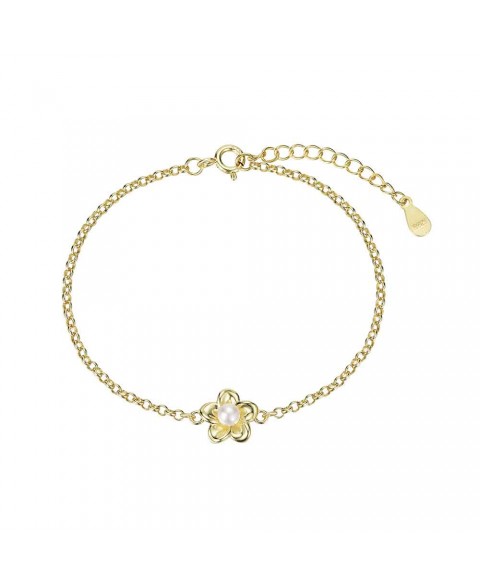 Pulsera Perla Natural Floré...